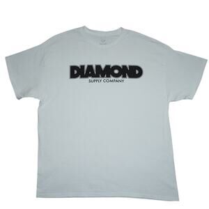 Diamond Supply Co. White Graphic Tee – Size XL